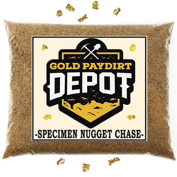 SPECIMEN NUGGET CHASE - GOLD PAYDIRT – Goldn Badger